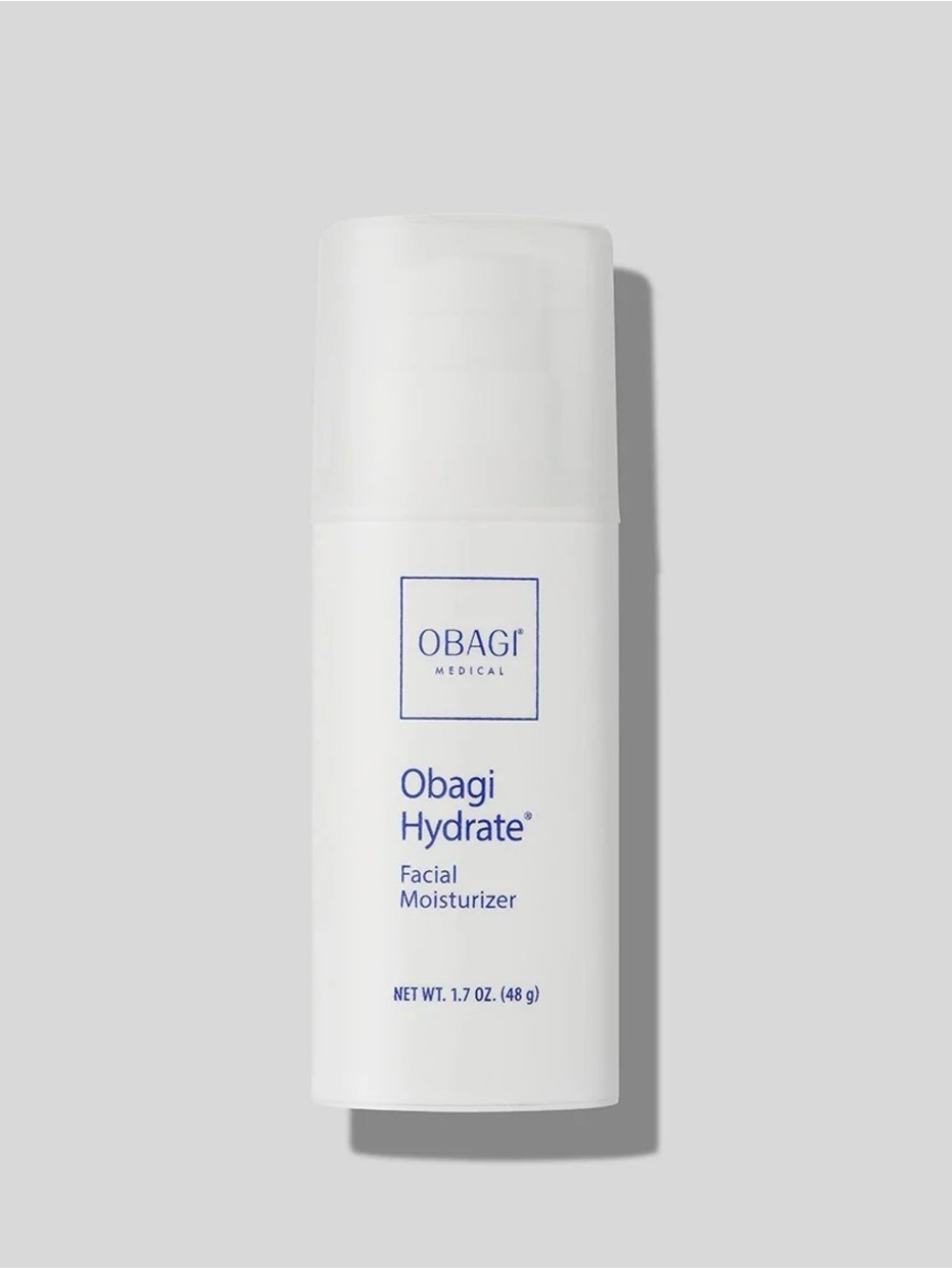 Obagi Hydrate Facial Moisturizer — White and Blue Accents